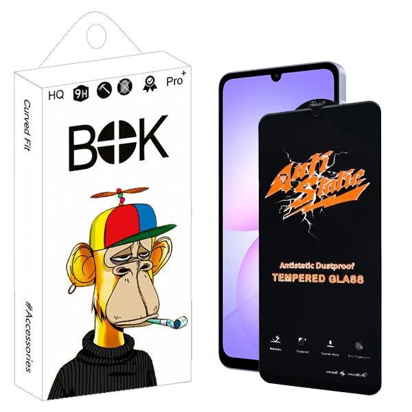 محافظ صفحه نمایش بوک مدل Antistatic Touch مناسب برای گوشی موبایل سامسونگ galaxy a07