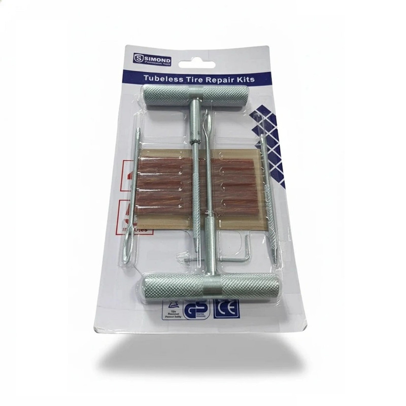 کیت پنچرگیری لاستیک خودرو سیموند مدل YP-015 مجموعه 15 عددی