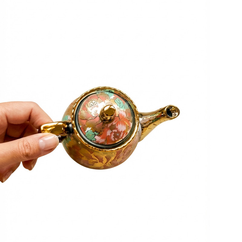 قوری مدل Royal Bloom کد g-123 گنجایش 500 میلی لیتر قوری مدل Royal Bloom کد g-123 گنجایش 500 میلی لیتر