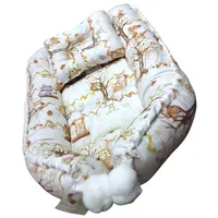 تشک خواب نوزاد شایلی مدل حیوانات بازیگوش به همراه بالش بسته 2 عددی