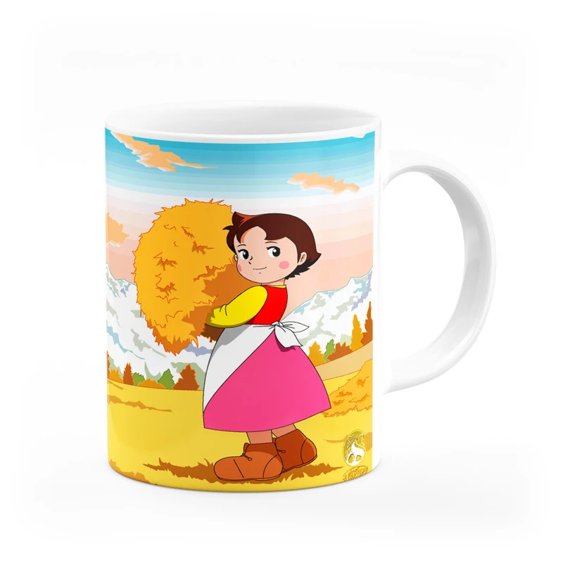 ماگ هومرو طرح انیمیشن هایدی دختر آلپ مدل MG3941