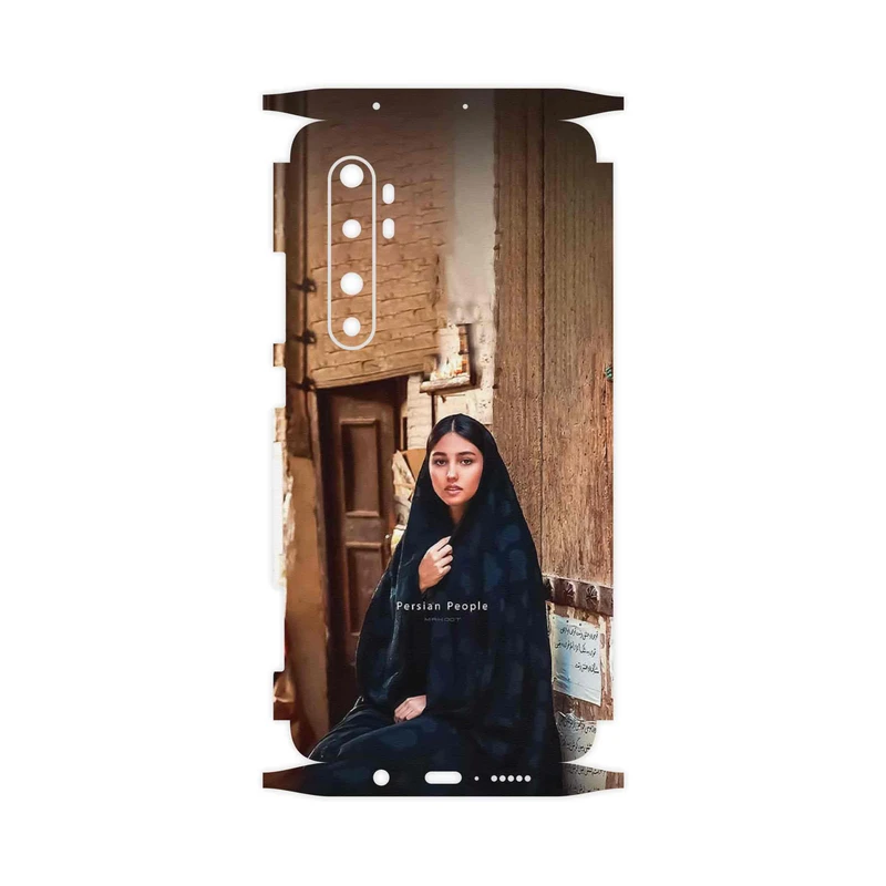 برچسب پوششی ماهوت مدل Portrait of an Iranian Woman-FullSkin مناسب برای گوشی موبایل شیائومی Mi Note 10 Lite