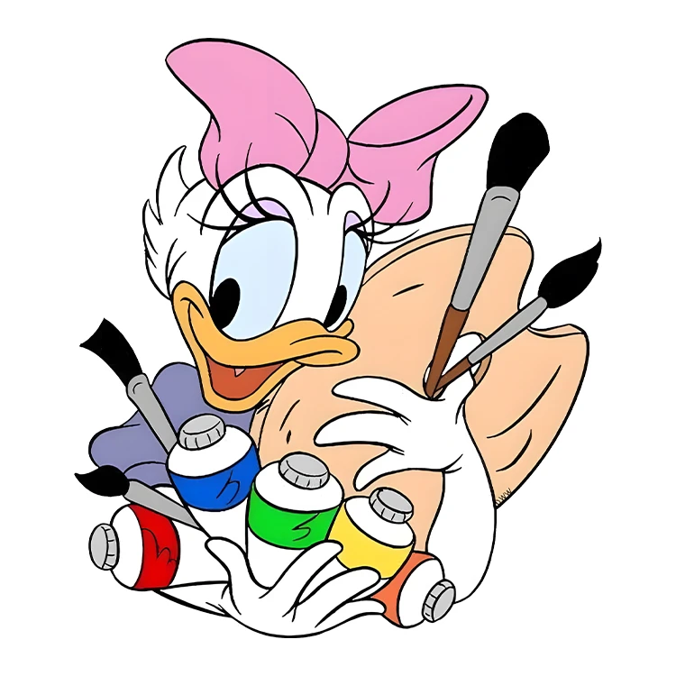 استیکر پارچه و لباس پاد آفرین مدل کارتونی کیوت فانتزی بامزه کد S3479