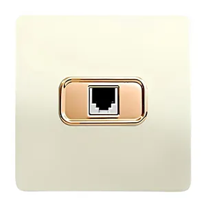 پریز شبکه صنایع آسیا الکتریک مدل کریستال Sdf