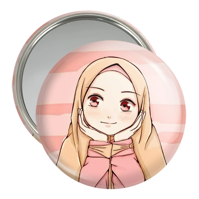 آینه جیبی خندالو مدل دخترانه باحجاب کد 26029