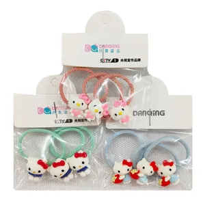 کش مو دخترانه مدل عروسکی کد FF-455 بسته 9 عددی