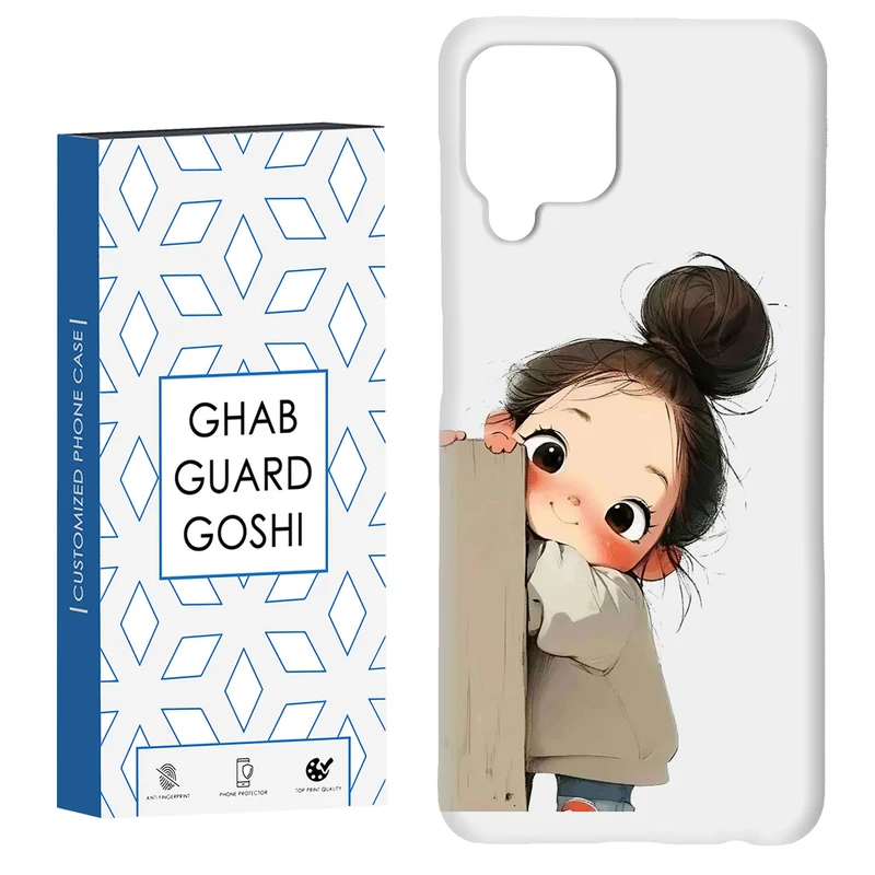 کاور قاب گارد گوشی طرح دختر ملوس کد Dimo-961 مناسب برای گوشی موبایل سامسونگ Galaxy A12 / Galaxy M12