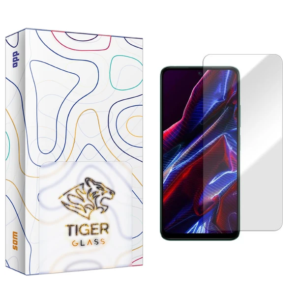 محافظ صفحه نمایش تایگر گلس مدل SAM مناسب برای گوشی موبایل شیائومی Poco X5 5G