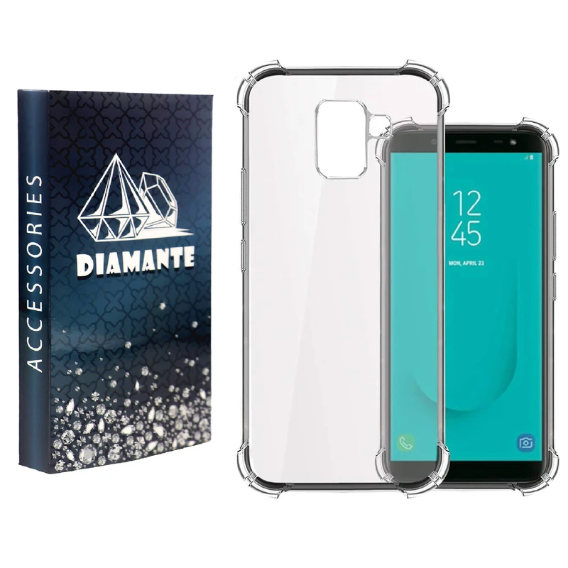 کاور دیامانته مدل Bianco Navy مناسب برای گوشی موبایل سامسونگ Galaxy J6 2015