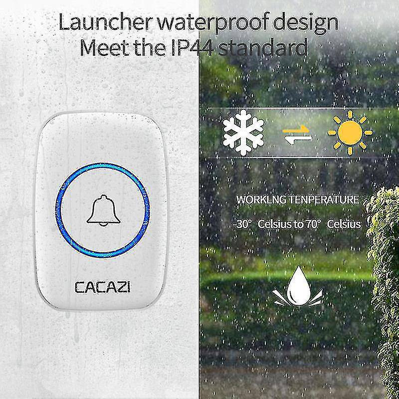 زنگ بی سیم کاکازی مدل A10W مجموعه سه عددی