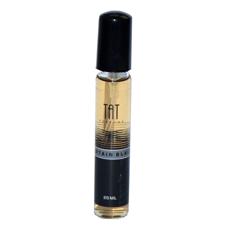 عطر جیبی مردانه تات مدل کاپیتان بلک حجم 25 میلی لیتر