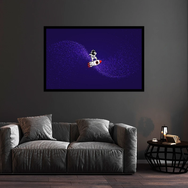 تابلو بکلیت طرح فانتزی فضا نورد مدل B-bu2005