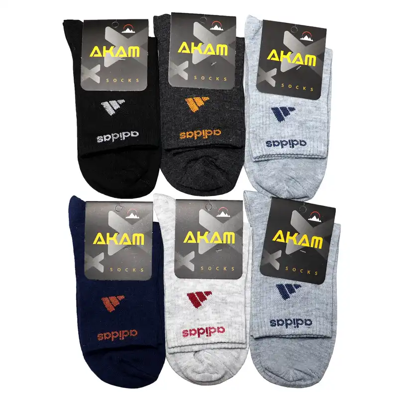 جوراب ورزشی مردانه مدل 102 بسته 6 عددی