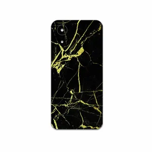 MAHOOT Graphite-Gold-Marble Cover Sticker for Samsung Galaxy A03 Core