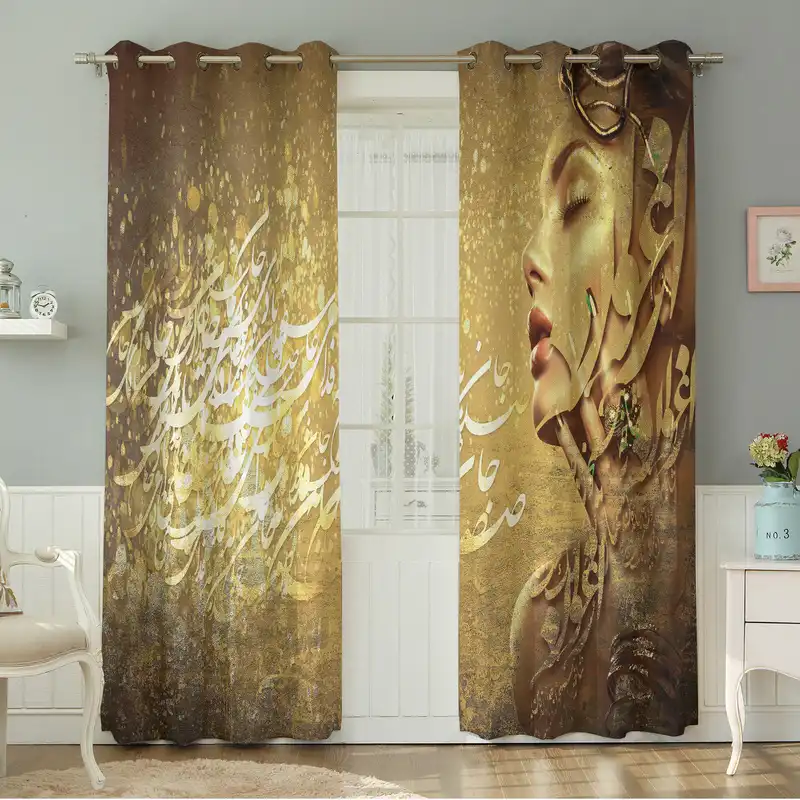 پرده نیروانا طرح مدرن مدل مخمل کد 5123 سایز 140×280 سانتی متر