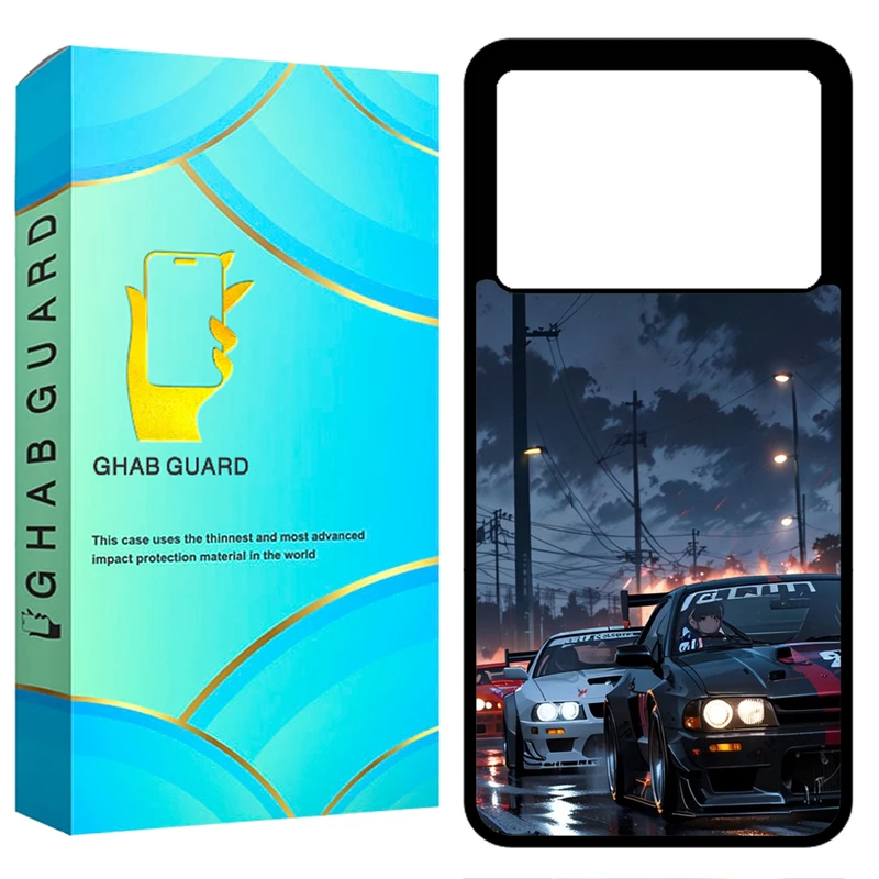 کاور قاب گارد طرح ماشین مدل GCHPK60 مناسب برای گوشی موبایل شیائومی Poco X6 Pro 5G / Redmi K70E