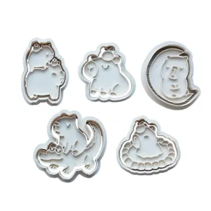 کاتر شیرینی مدل حیوانات بازیگوش بسته 5 عددی