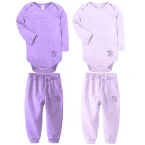 ست بادی و شلوار نوزادی نیل کوک مدل Lilac Set مجموعه 2 عددی