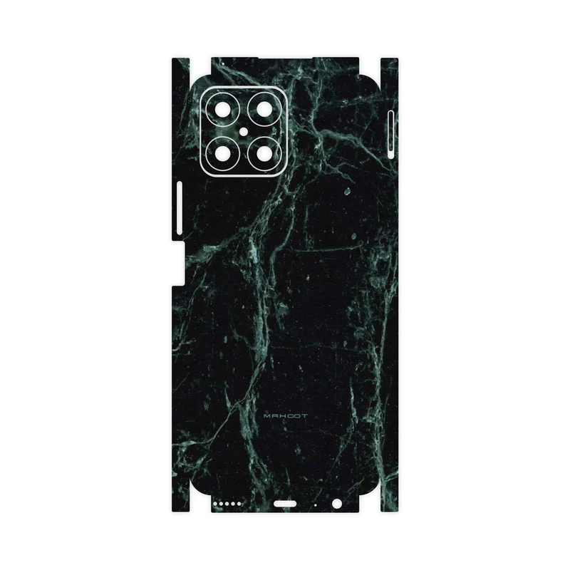 برچسب پوششی ماهوت مدل Graphite-Green-Marble-FullSkin مناسب برای گوشی موبایل آنر X8