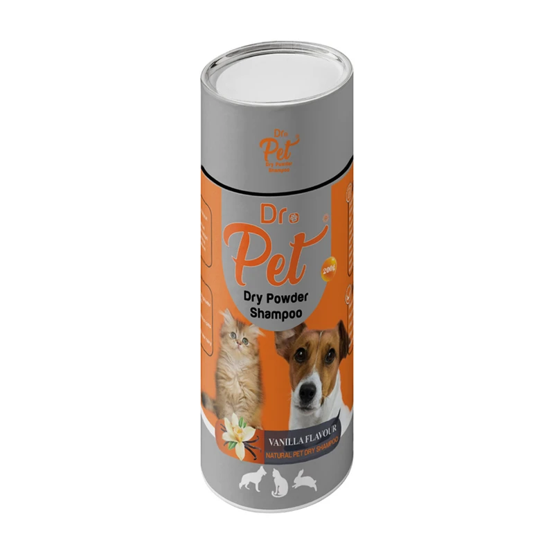شامپو خشک سگ و گربه دکترپت مدل Vanilla Flavour وزن 200 گرم