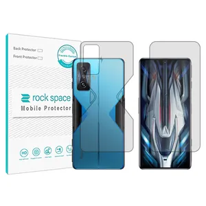 Rockspace transparent screen protector HyGEL model suitable for Xiaomi Redmi K50 Gaming mobile phone with back protector