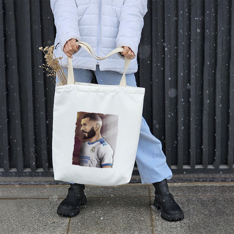 ساک خرید خندالو مدل کریم بنزما کد 6014