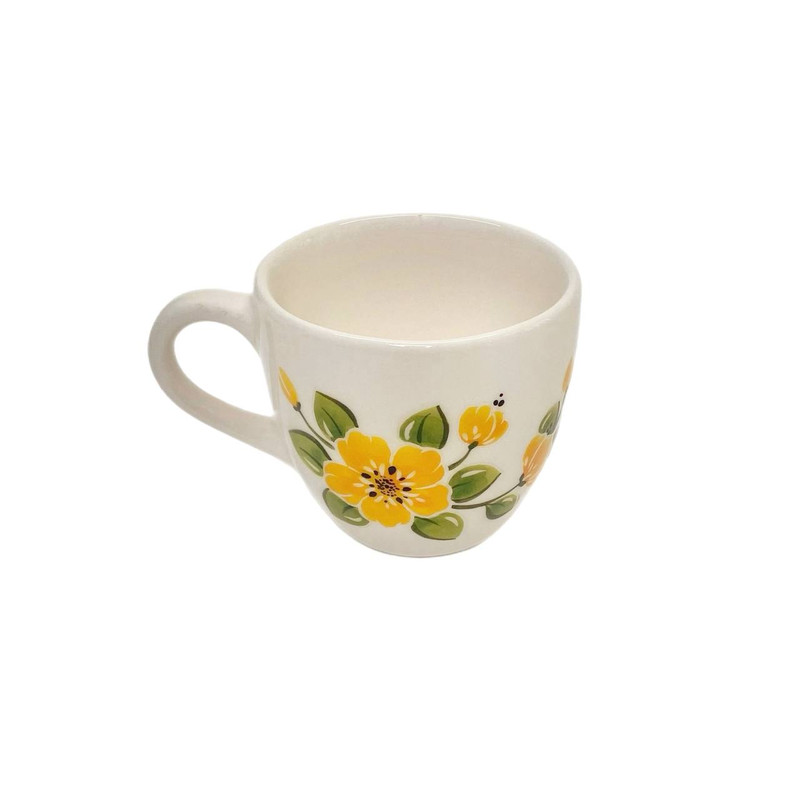 سرویس چای خوری 4 پارچه دو نفره مدل گل و مرغ
