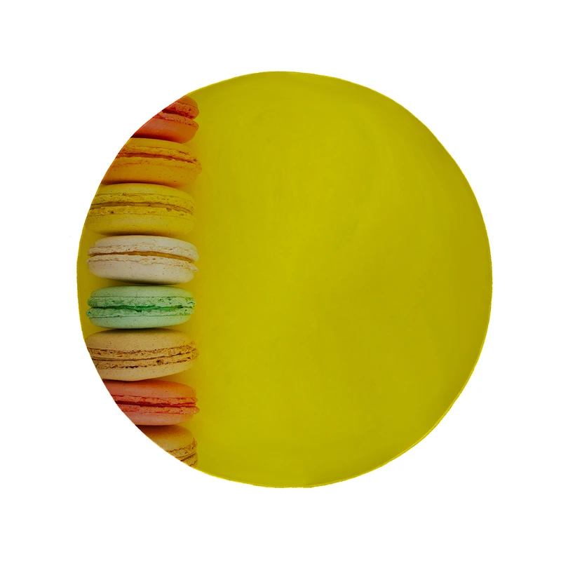 پادری مدل دایره طرح ماکارون کد 8485 سایز 90 × 90 سانتی متر