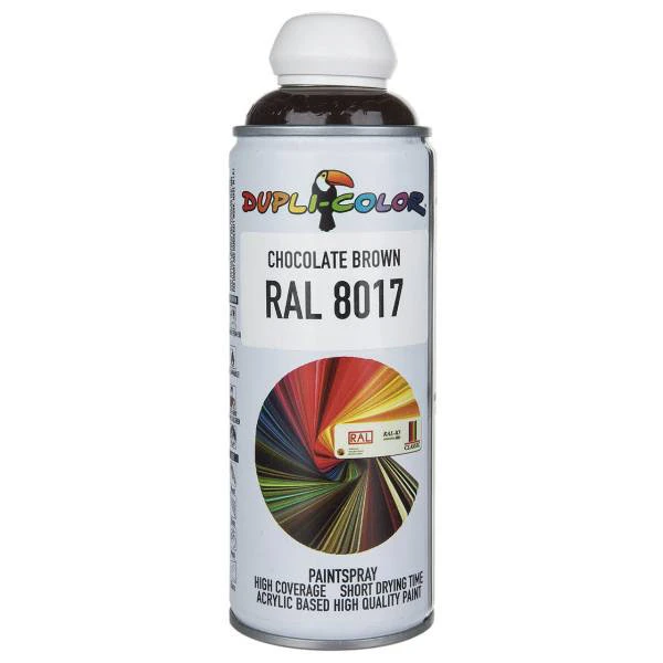 اسپری رنگ قهوه ای شکلاتی دوپلی کالر مدل رال 8017 حجم 400 میلی لیتر