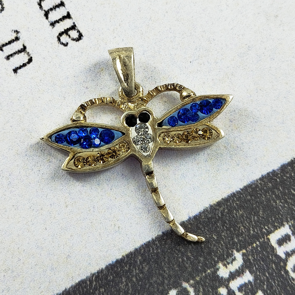 آویز گردنبند نقره زنانه سلین کالا مدل سنجاقک کد 125