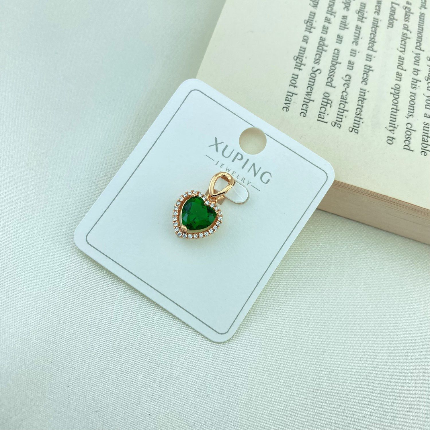 آویز گردنبند زنانه ژوپینگ مدل قلب کد N4201 -  - 2