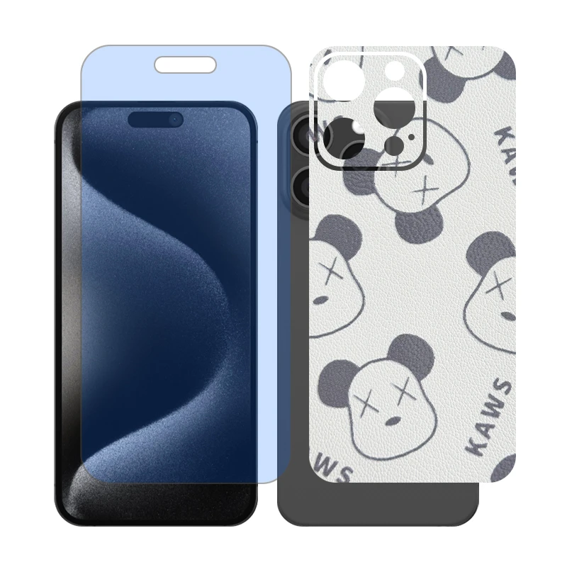 محافظ صفحه نمایش بلو کات گلس مدل Together مناسب برای گوشی موبایل اپل iPhone 15 Pro Max به همراه برچسب پوششی پشت گوشی