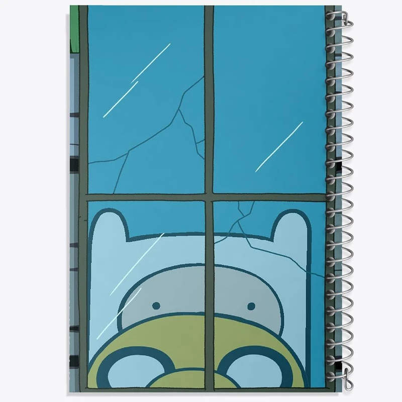 دفتر مشق 100 برگ خندالو طرح جیک و فین وقت ماجراجویی Adventure Time کد 20828