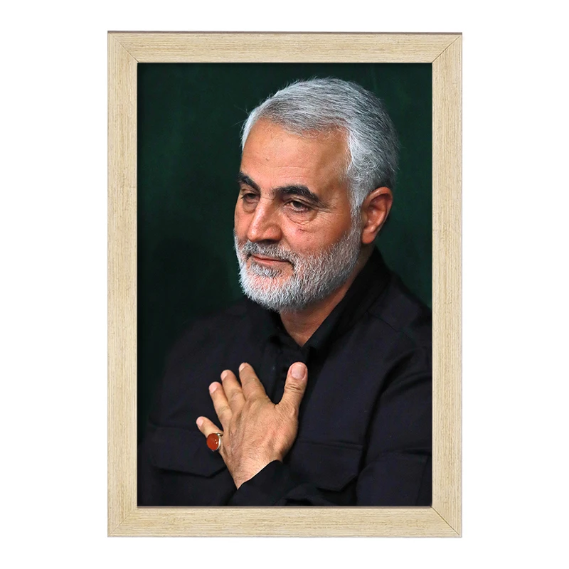 تابلو خندالو مدل سردار قاسم سلیمانی  کد 2620