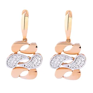 گوشواره طلا 18 عیار زنانه مدل 12277