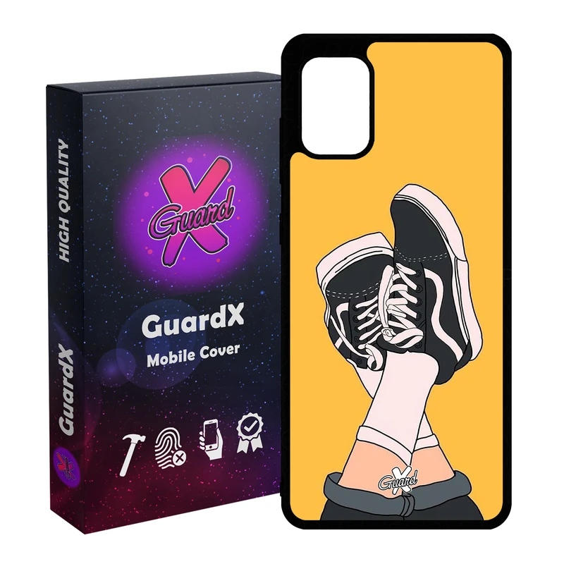 کاور گارد ایکس طرح Shoes مدل Glass10051 مناسب برای گوشی موبایل سامسونگ Galaxy A31