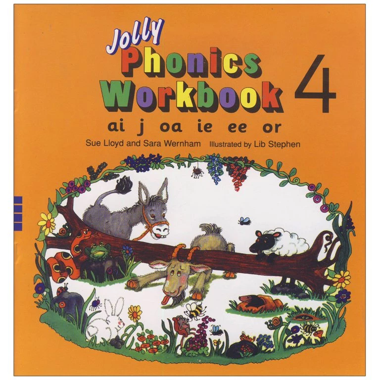 کتاب Jolly Phonics Workbook Book 4 اثر  Sue Lioyd and Sara Wernham انتشارات Jolly Learning LTD