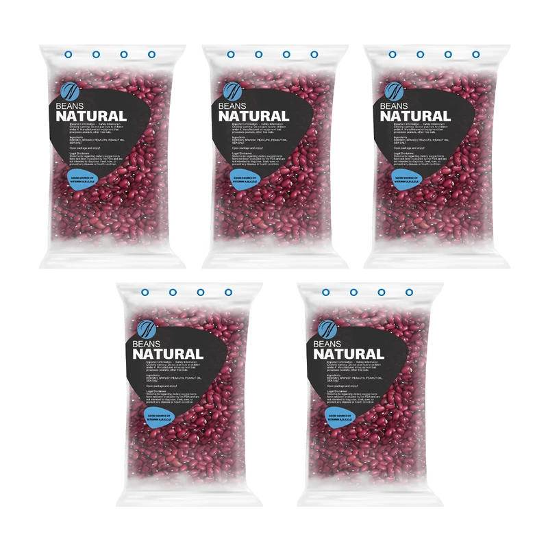 لوبیا قرمز کپسولی نچرال - 500 گرم بسته 5 عددی 