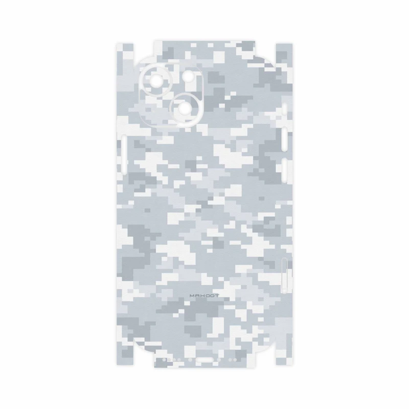 برچسب پوششی ماهوت مدل Army-Winter-Pixel-FullSkin مناسب برای گوشی موبایل اپل iPhone 13 Mini