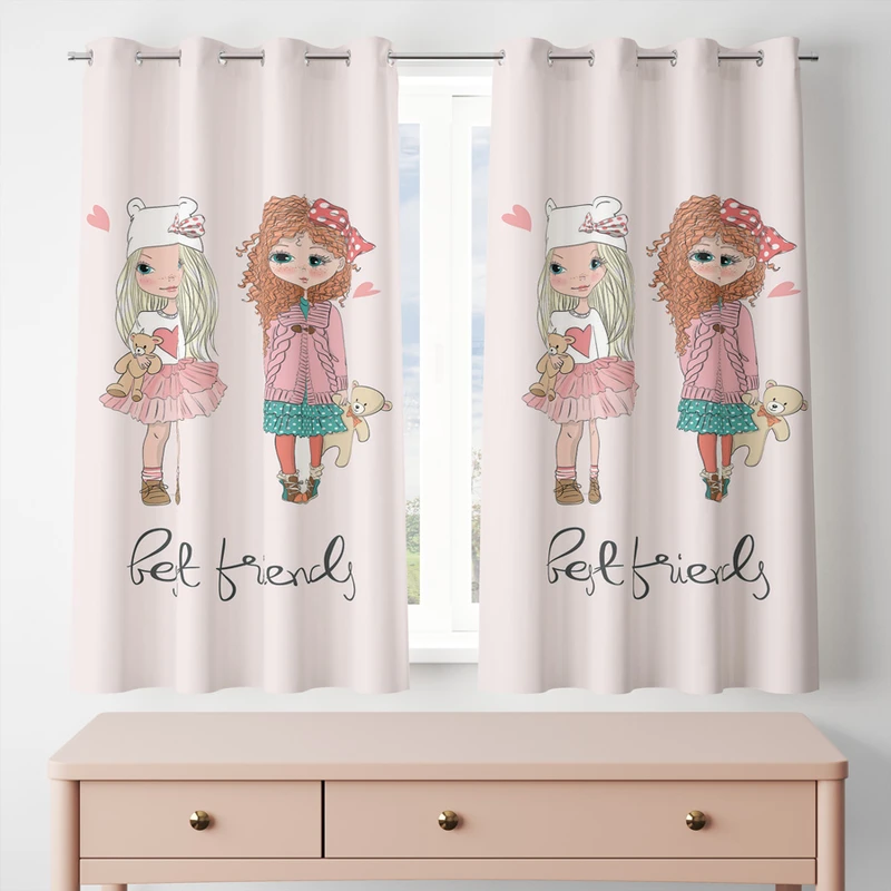 پرده مدل مخمل پانچی کد 8448 سایز 200x140 سانتی متر 