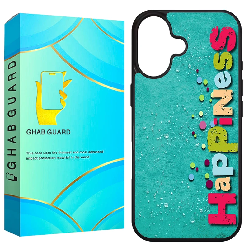 کاور قاب گارد طرح خوشحالی مدل G16PL مناسب برای گوشی موبایل اپل iPhone 16 Plus