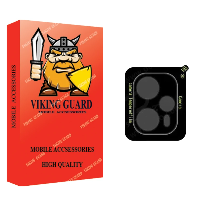 محافظ لنز دوربین وایکینگ گارد مدل 3D مناسب برای گوشی موبایل شیائومی Poco F5