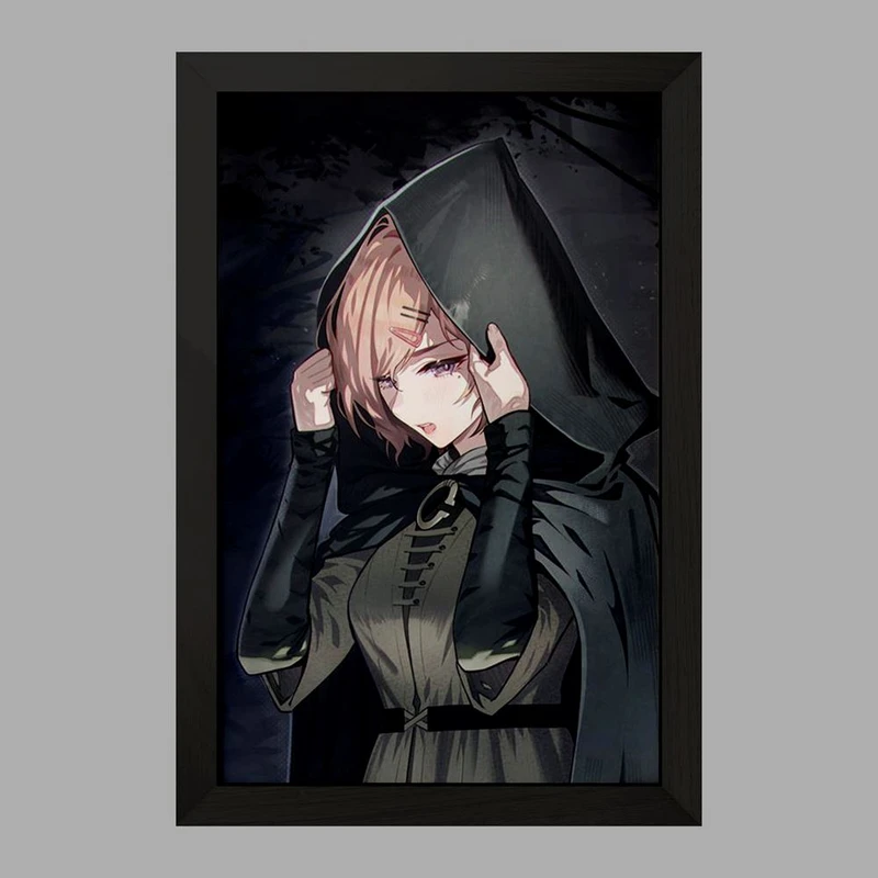 تابلو خندالو مدل هیگوچی انیمه مادوکا مجیکا Madoka Magica  کد 18372