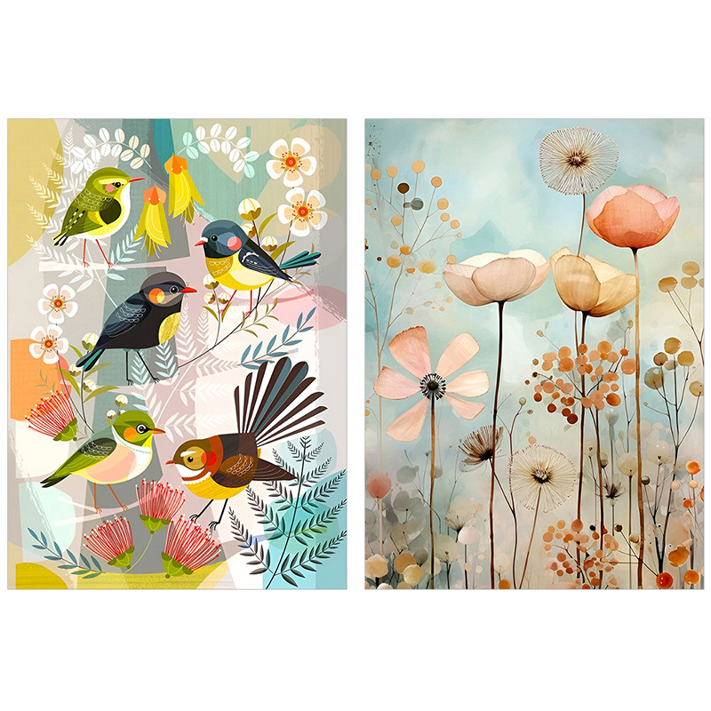 کارت پستال مدل سه بعدی کد CPB2 مجموعه دو عددی