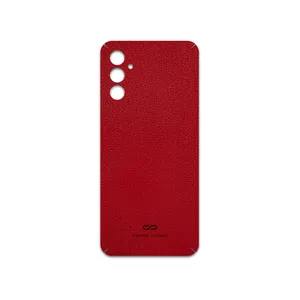 MAHOOT Red-Leather Cover Sticker for Samsung Galaxy M13 India