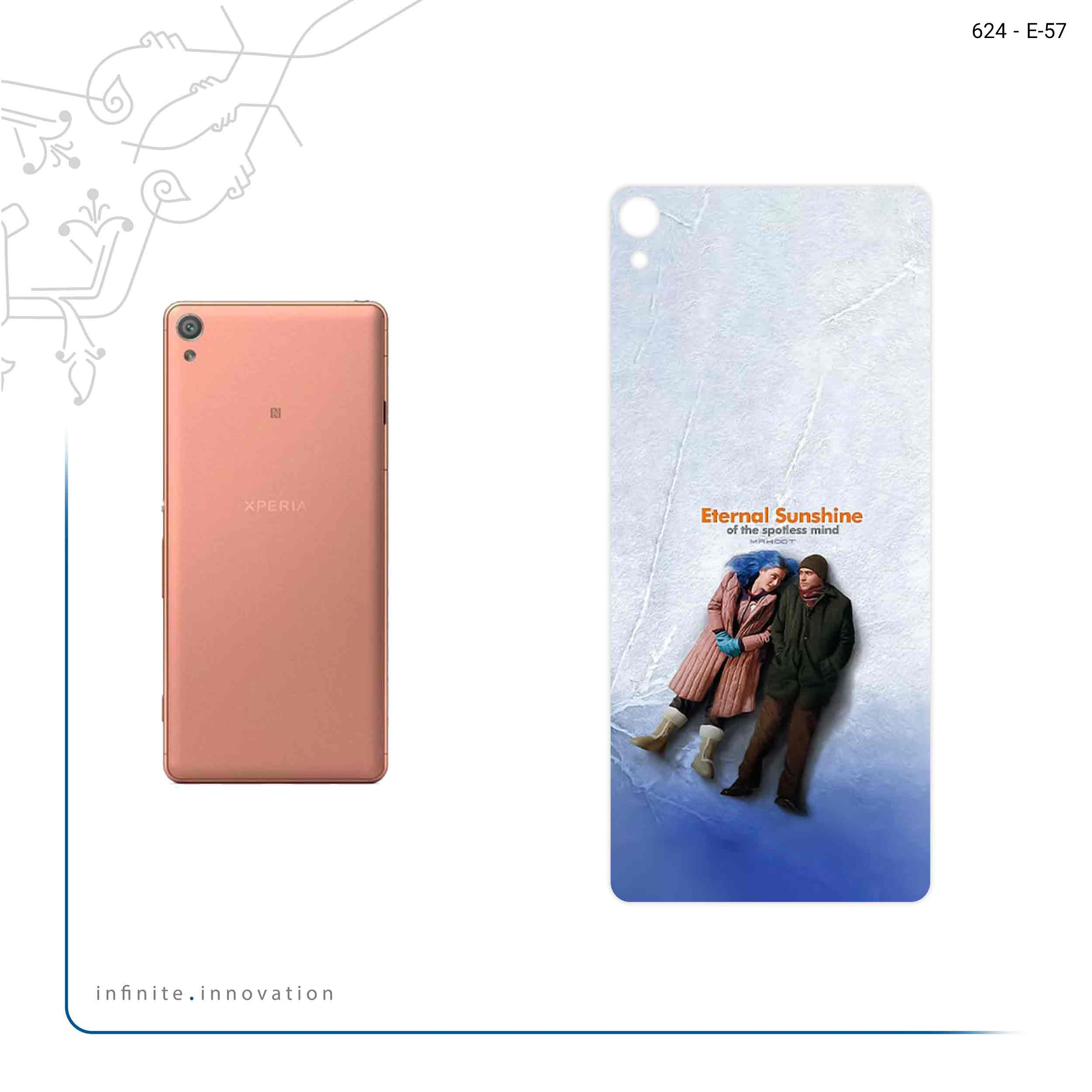 برچسب پوششی ماهوت مدل Eternal Sunshine of the Spotless Mind مناسب برای گوشی موبایل سونی Xperia XA