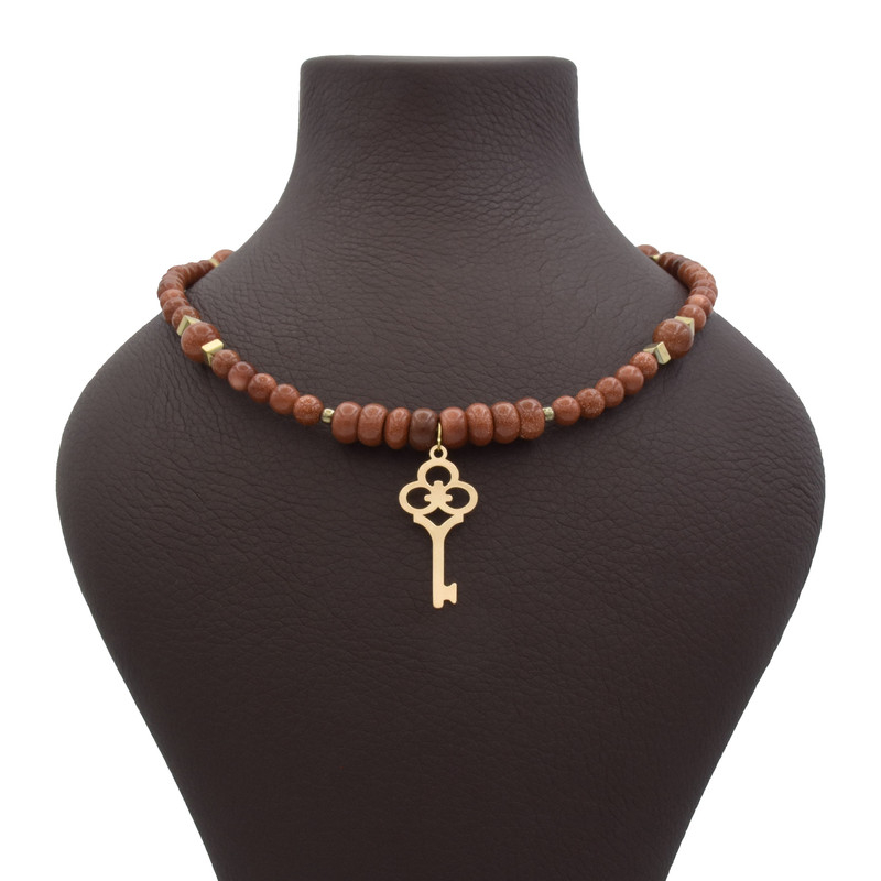 گردنبند طلا 18 عیار زنانه الن نار مدل کليد ELN10028948