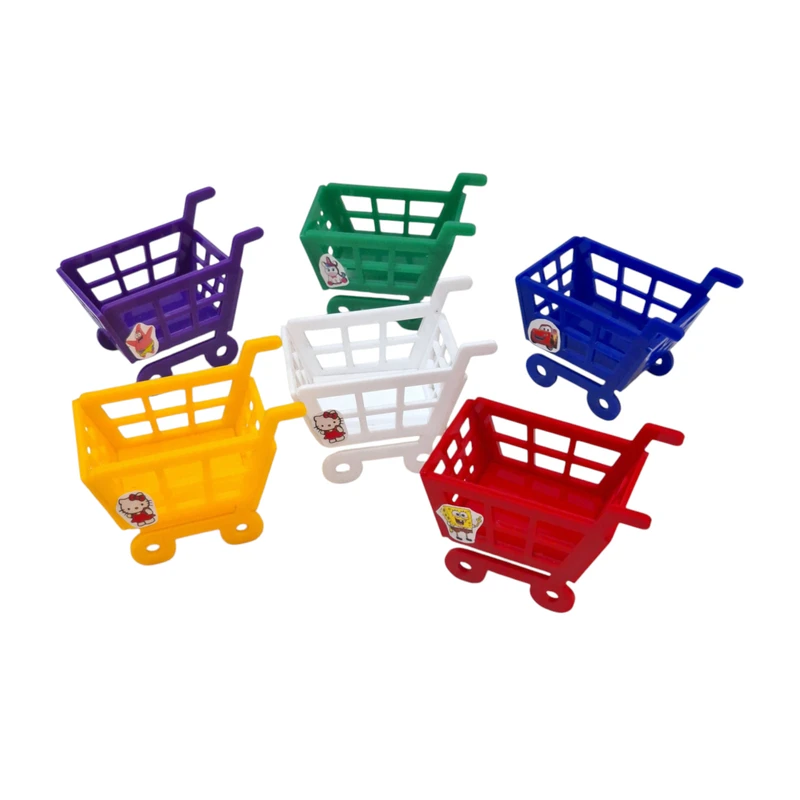 اسباب بازی مدل چرخ دستی مینیاتوری مجموعه 6 عددی