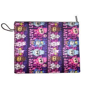 پوشه زیپ‌دار مدل لبوبو و دوستان کد mn13 سایز A4