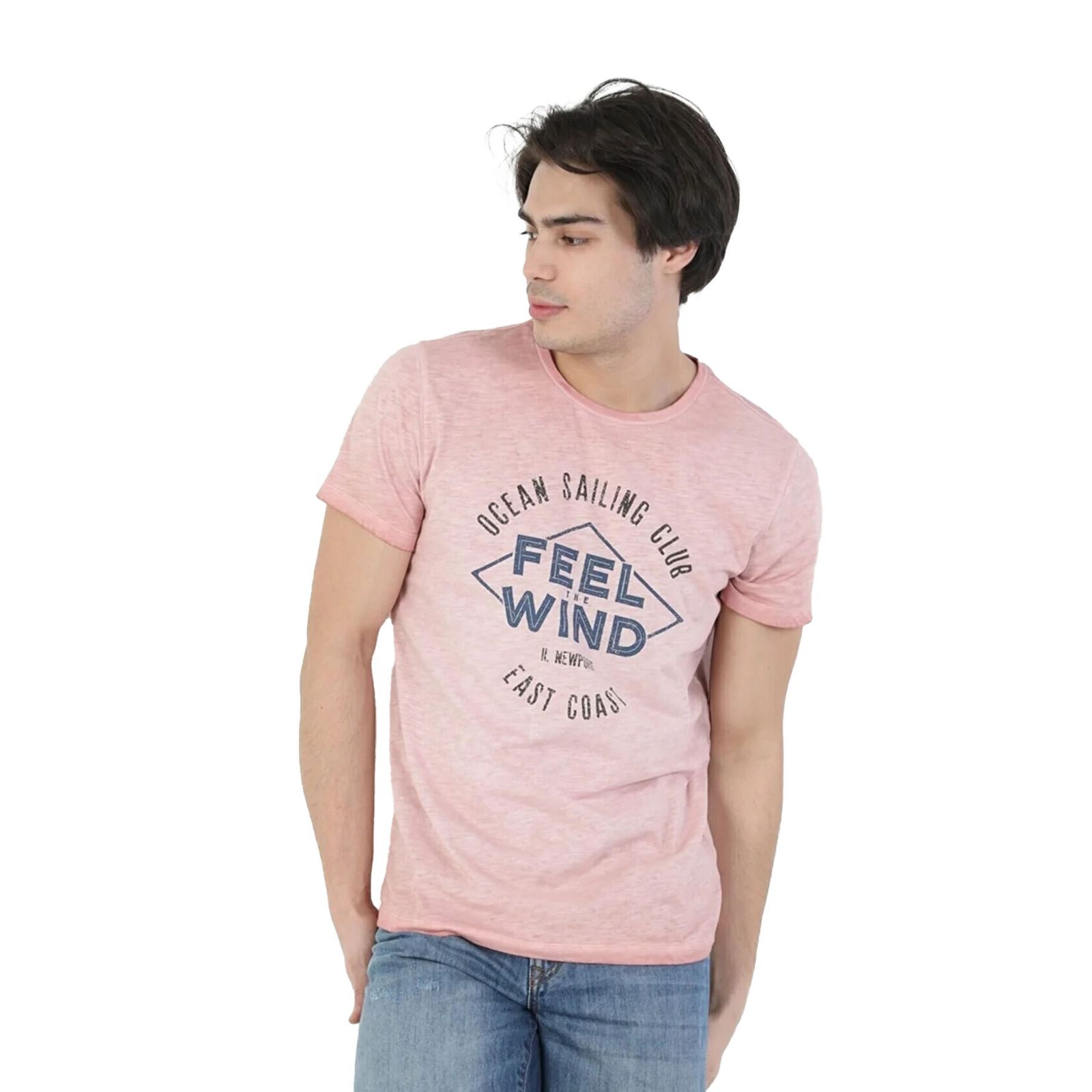 تی شرت آستین کوتاه مردانه کالینز مدل PEACH